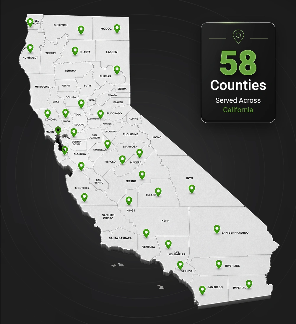 Home map srv img for Redding Mold Lawyer